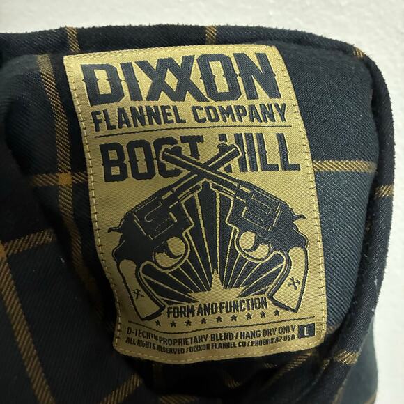 Dixxon 'Boot Hill Flannel Mens Size L - Picture 4 of 10